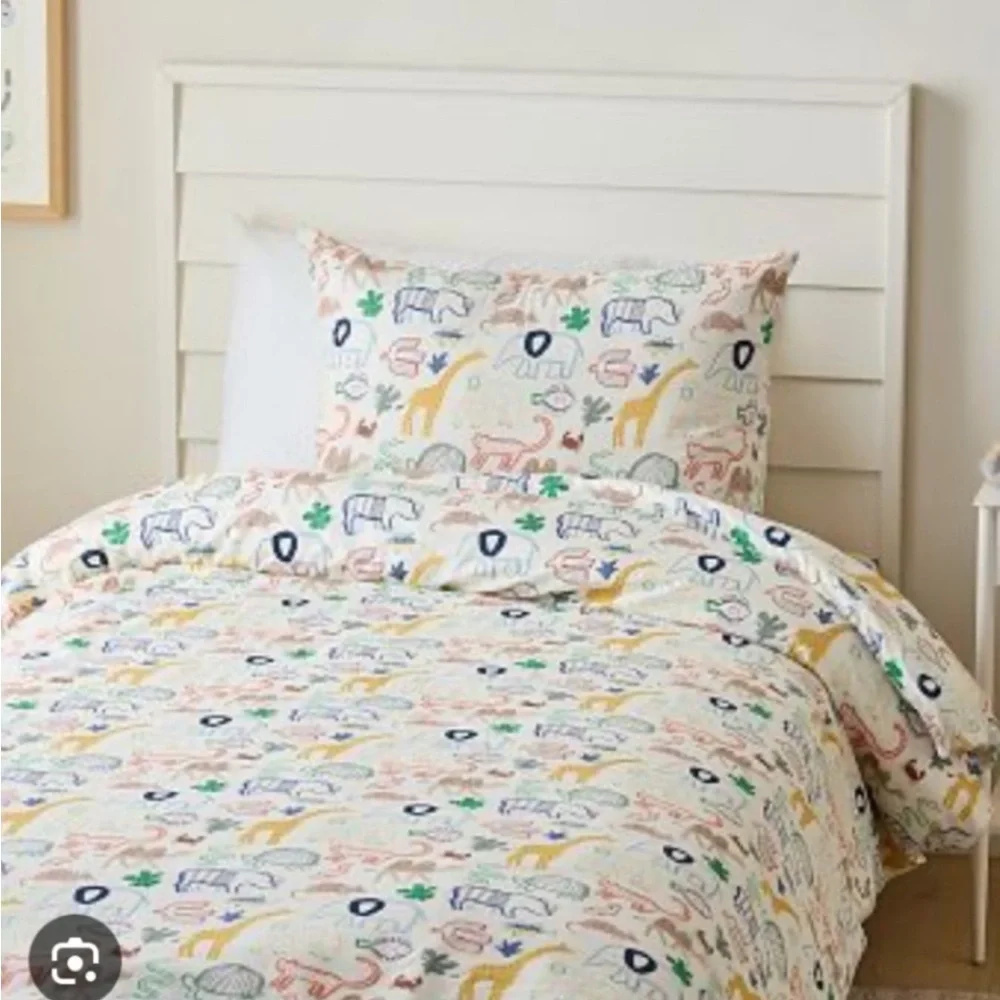 West Elm Kid’s Animal Print Duvet Cover